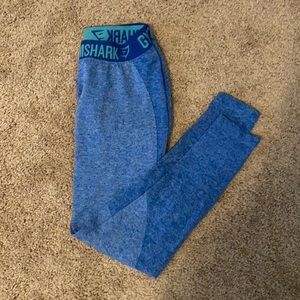 Gymshark low rise marl blue leggings